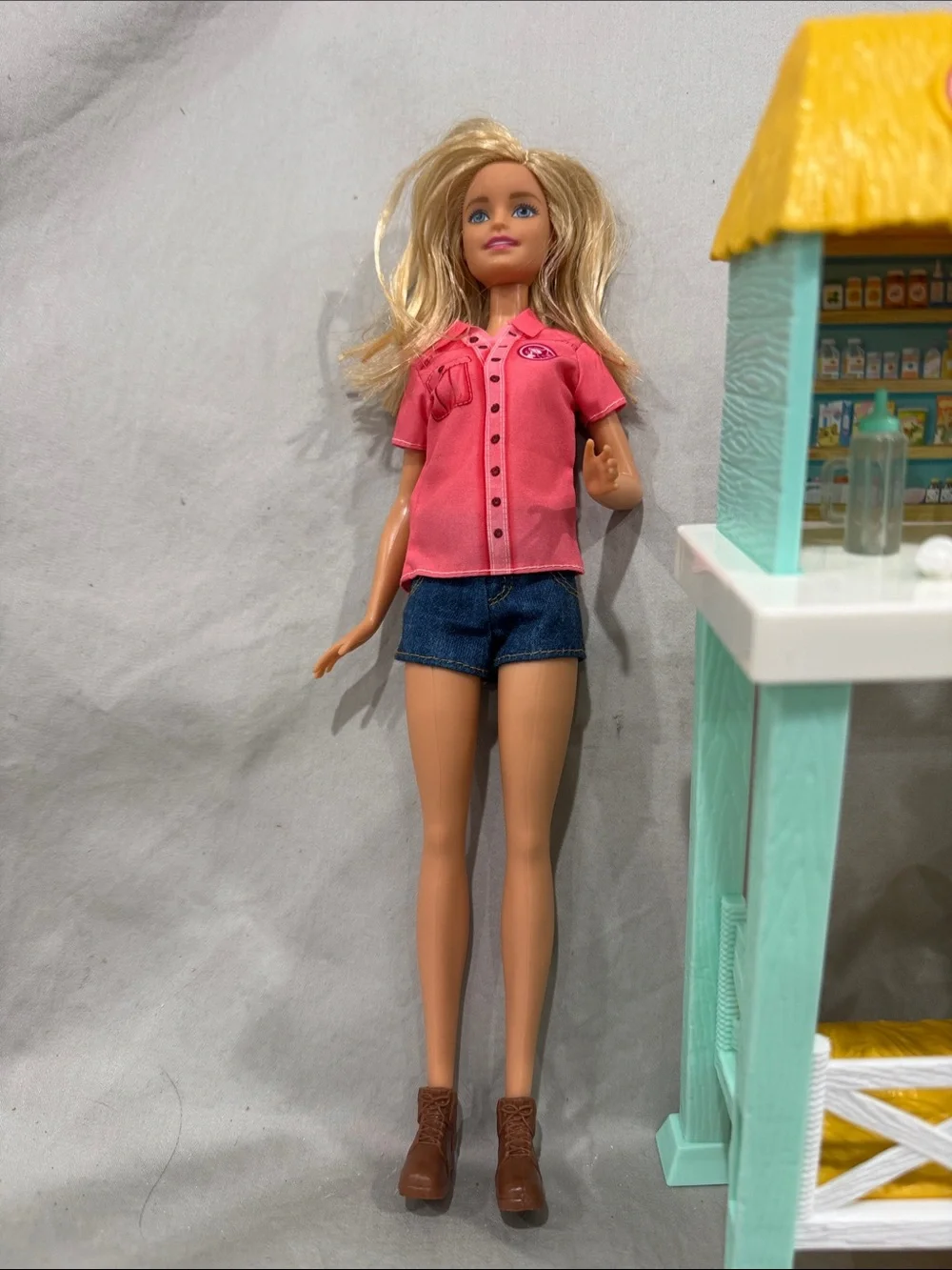 Barbie Animal Rescuer Doll Woodland Forest Rescue Care Center Shelter & Playset